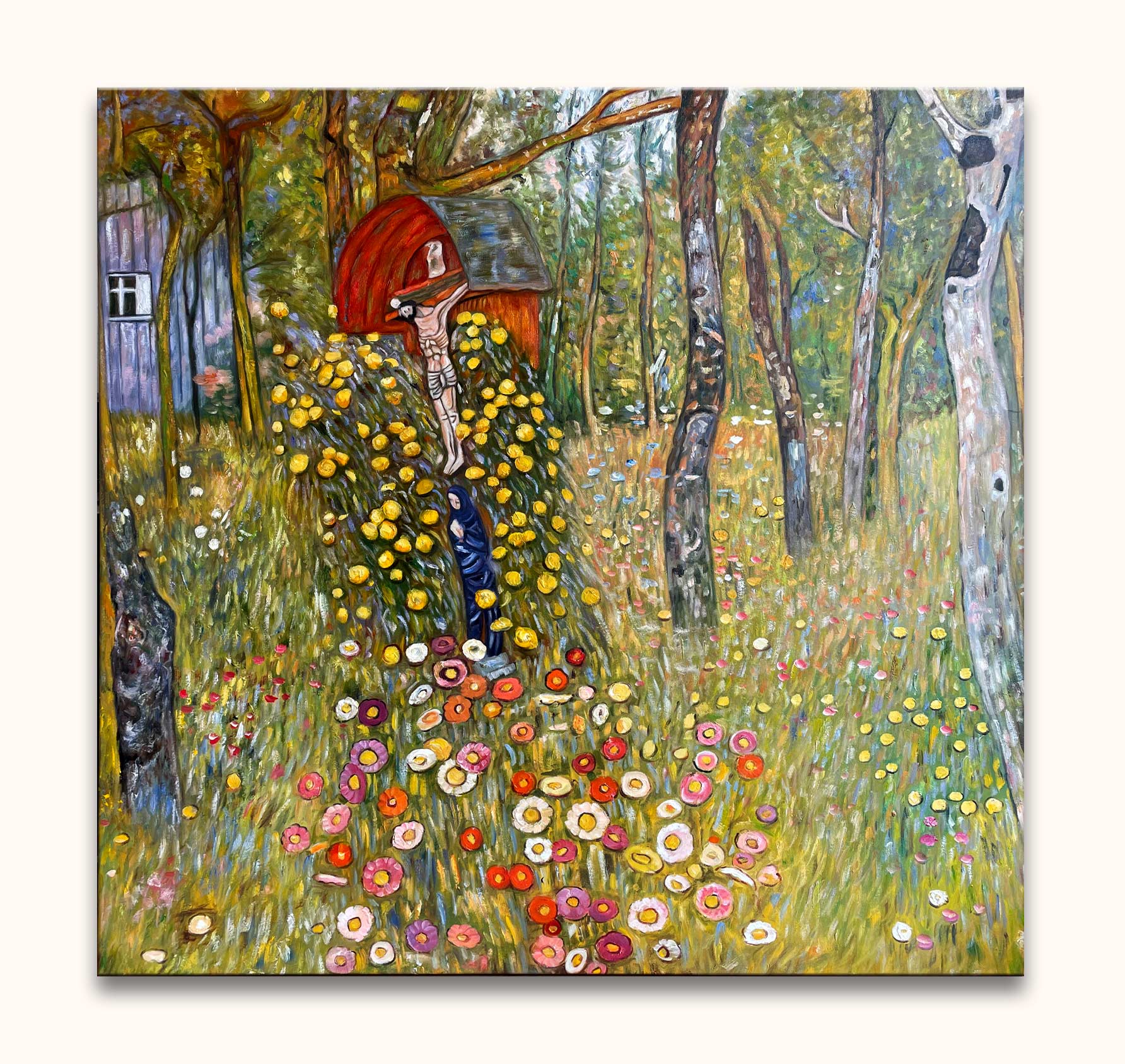 Gustav Klimt – Farm Garden with Crucifix – degrootmeesters.com