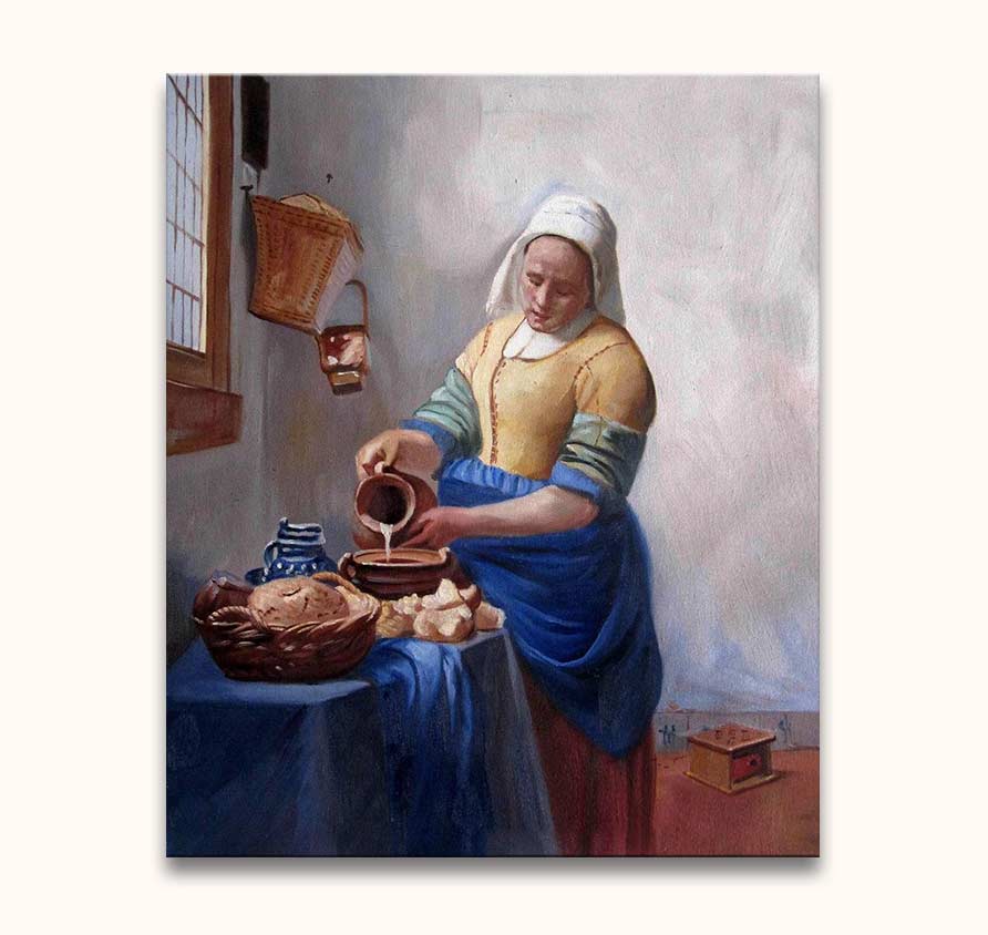 Jan Vermeer (1632-1675)【Het melkmeisje】 File:Johannes Vermeer - Het melkmeisje - Google Art Project