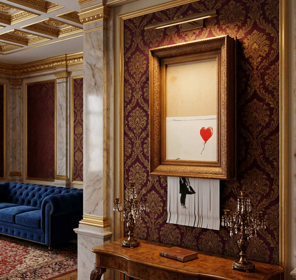 Banksy — Love is in the Bin (exacte unieke replica)