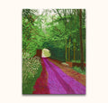 David Hockney signature - Arrival of spring in Woldgate