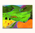 David Hockney signature - Garrowby Hill