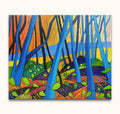David Hockney signature - Winter Trees