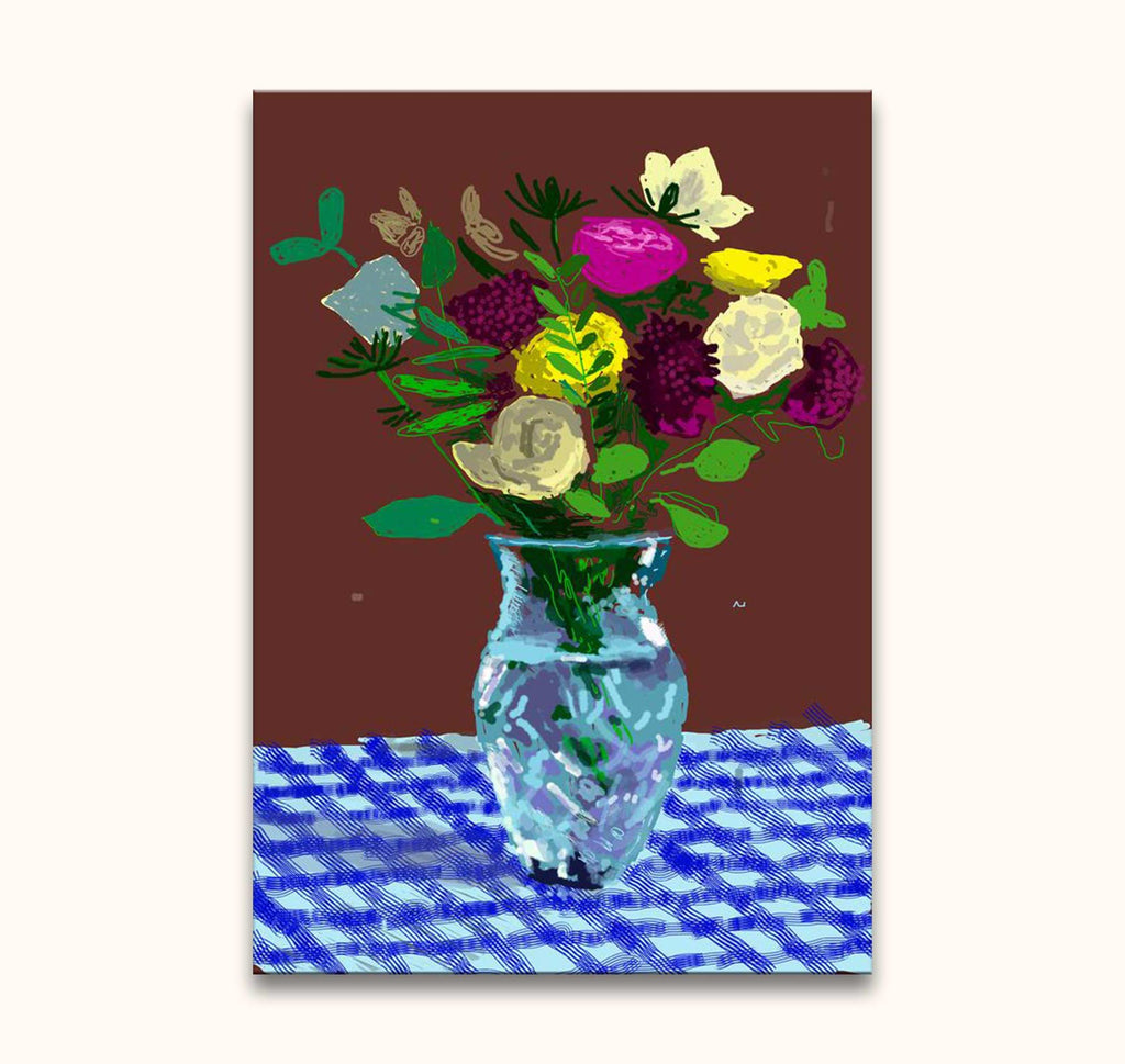 David Hockney signature - 20 Flowers