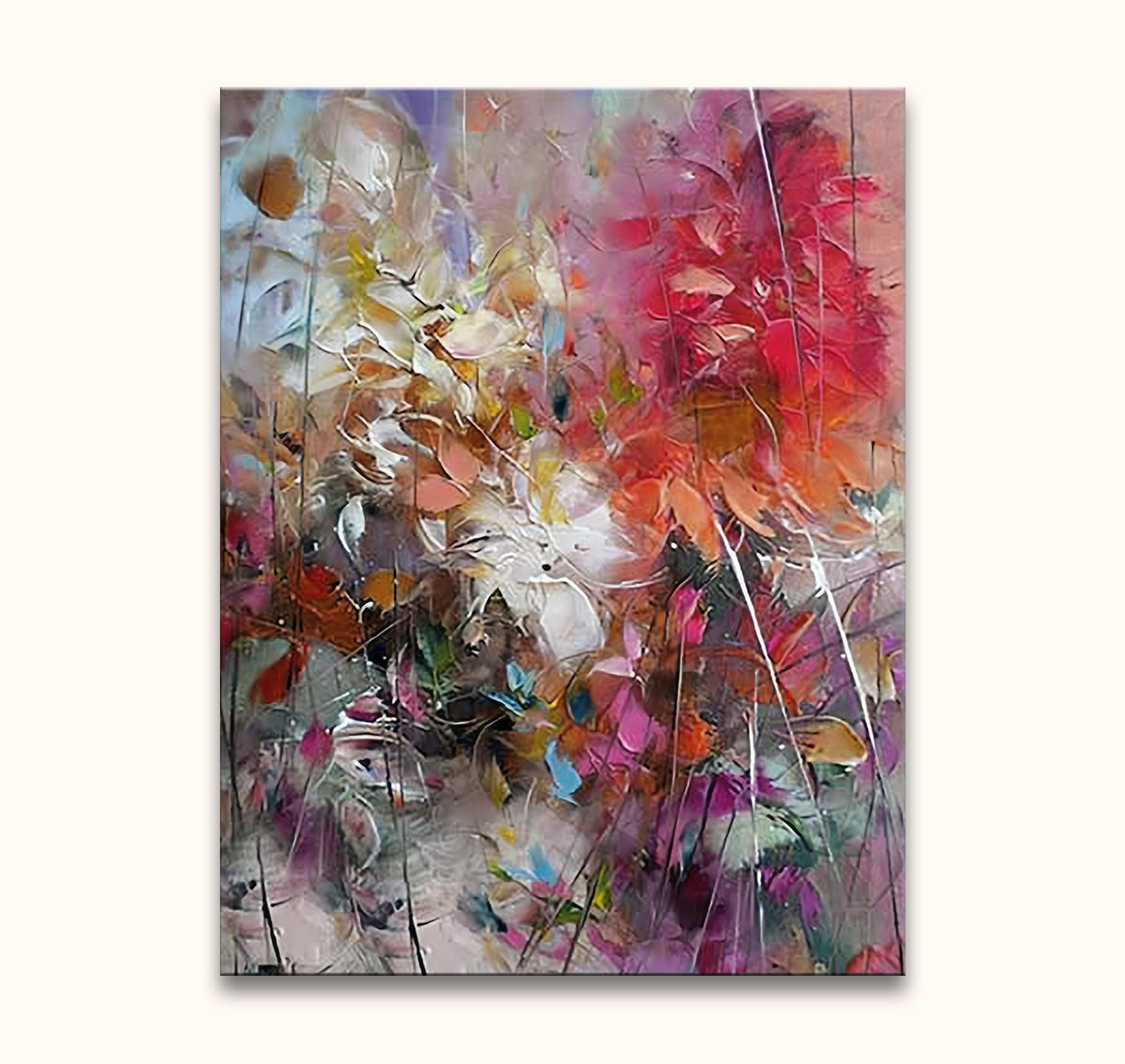 Bloemen uit Saint-Tropez - Olieverf op canvas