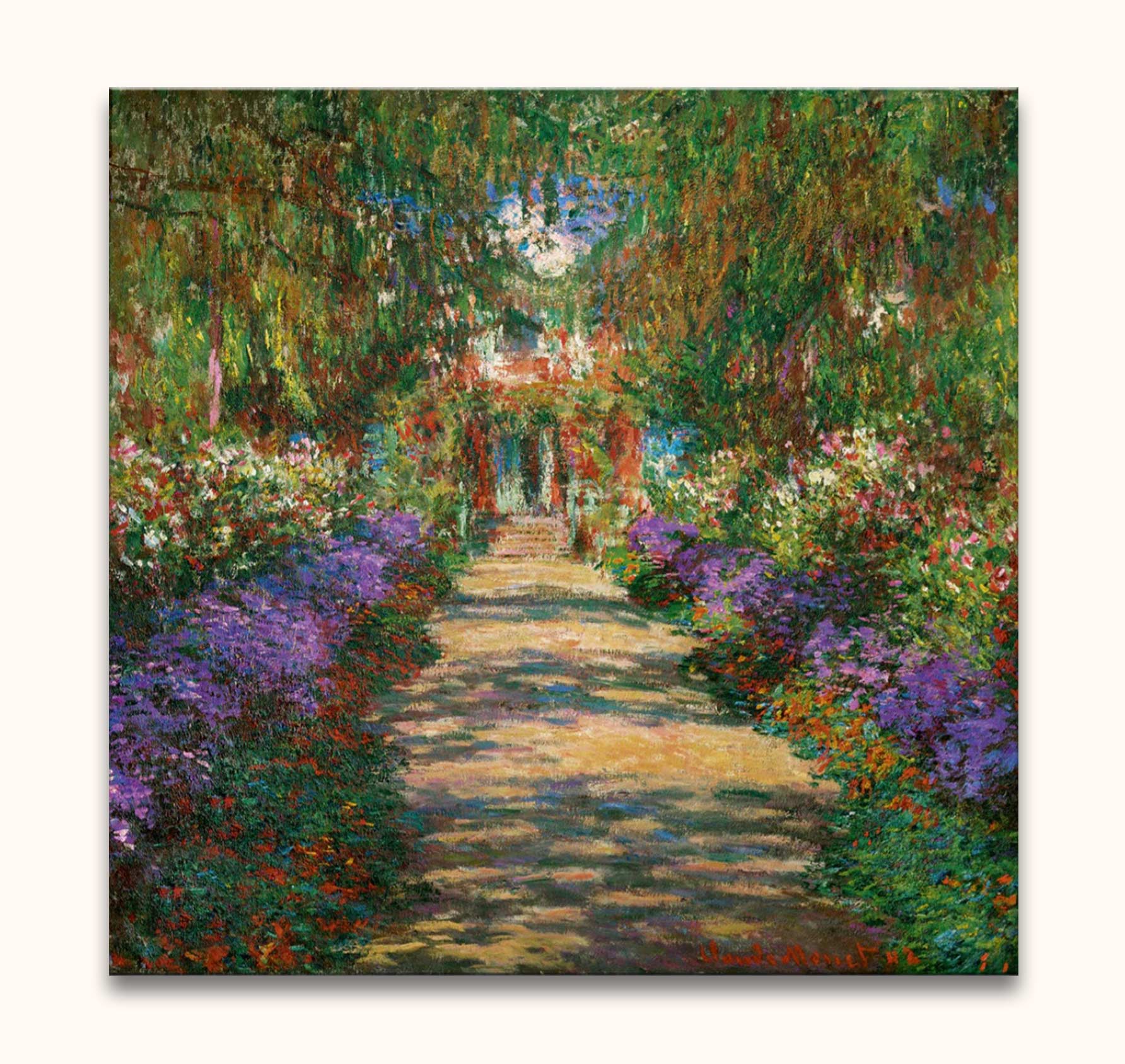 Claude Monet - Garden in Giverny