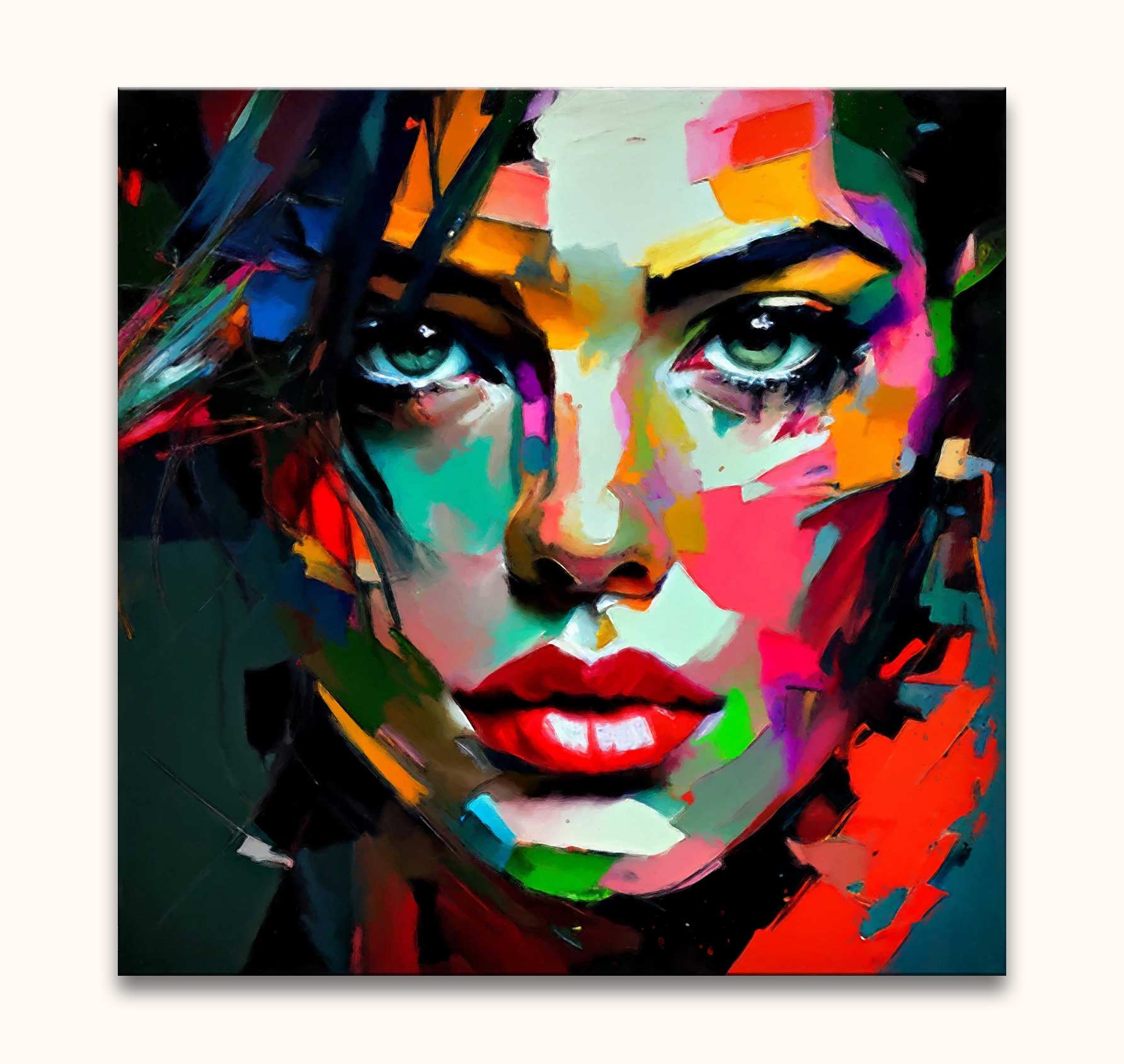 Françoise Nielly-signature - Staring Lady