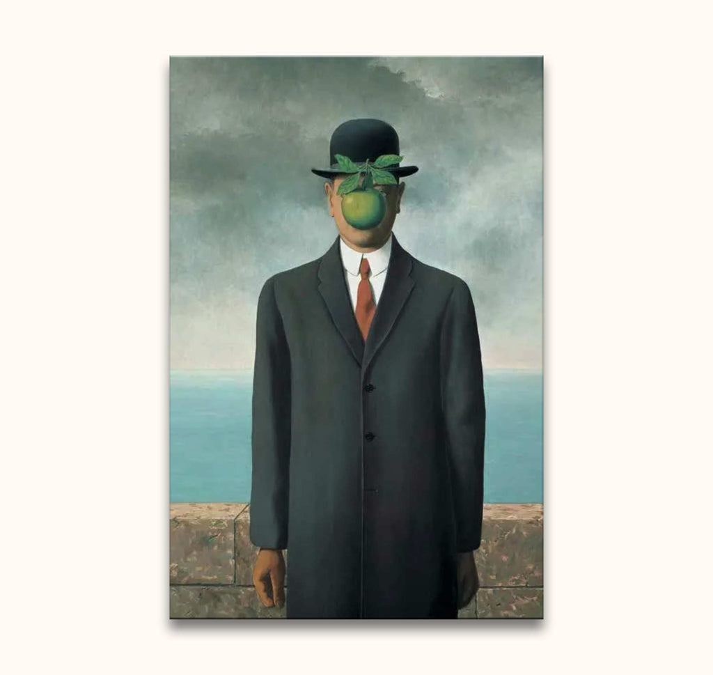 Man in a Bowler Hat - Olieverf op canvas