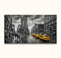 New York Taxi's - Olieverf op canvas