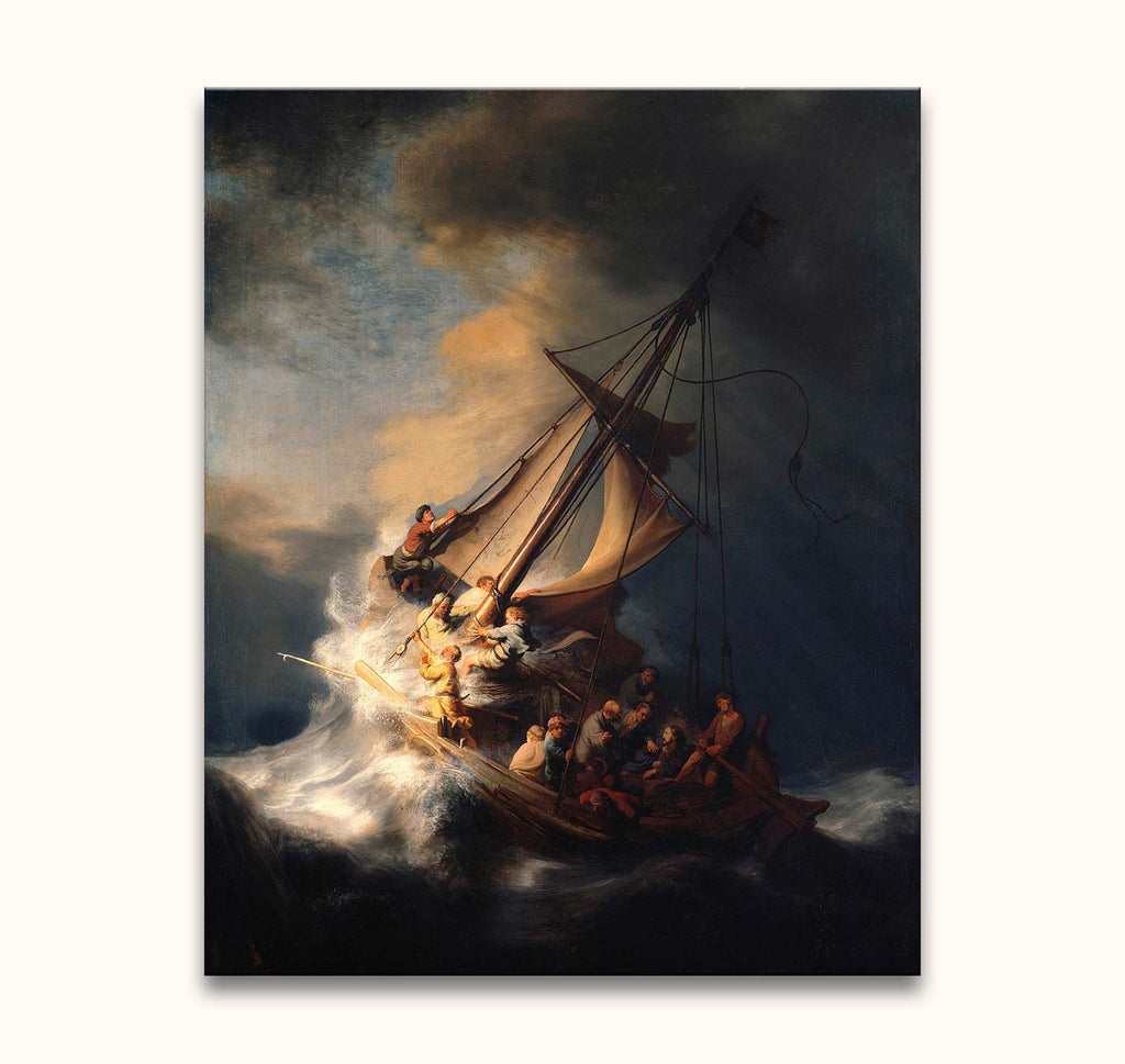 Rembrandt van Rijn – De Storm op Zee