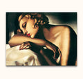 The Sleeper - Olieverf op Canvas