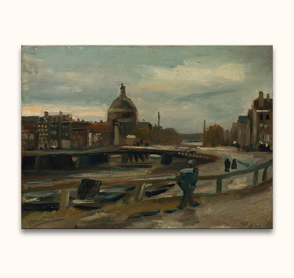 Vincent van Gogh - Singel bij de Lutherse Kerk te Amsterdam