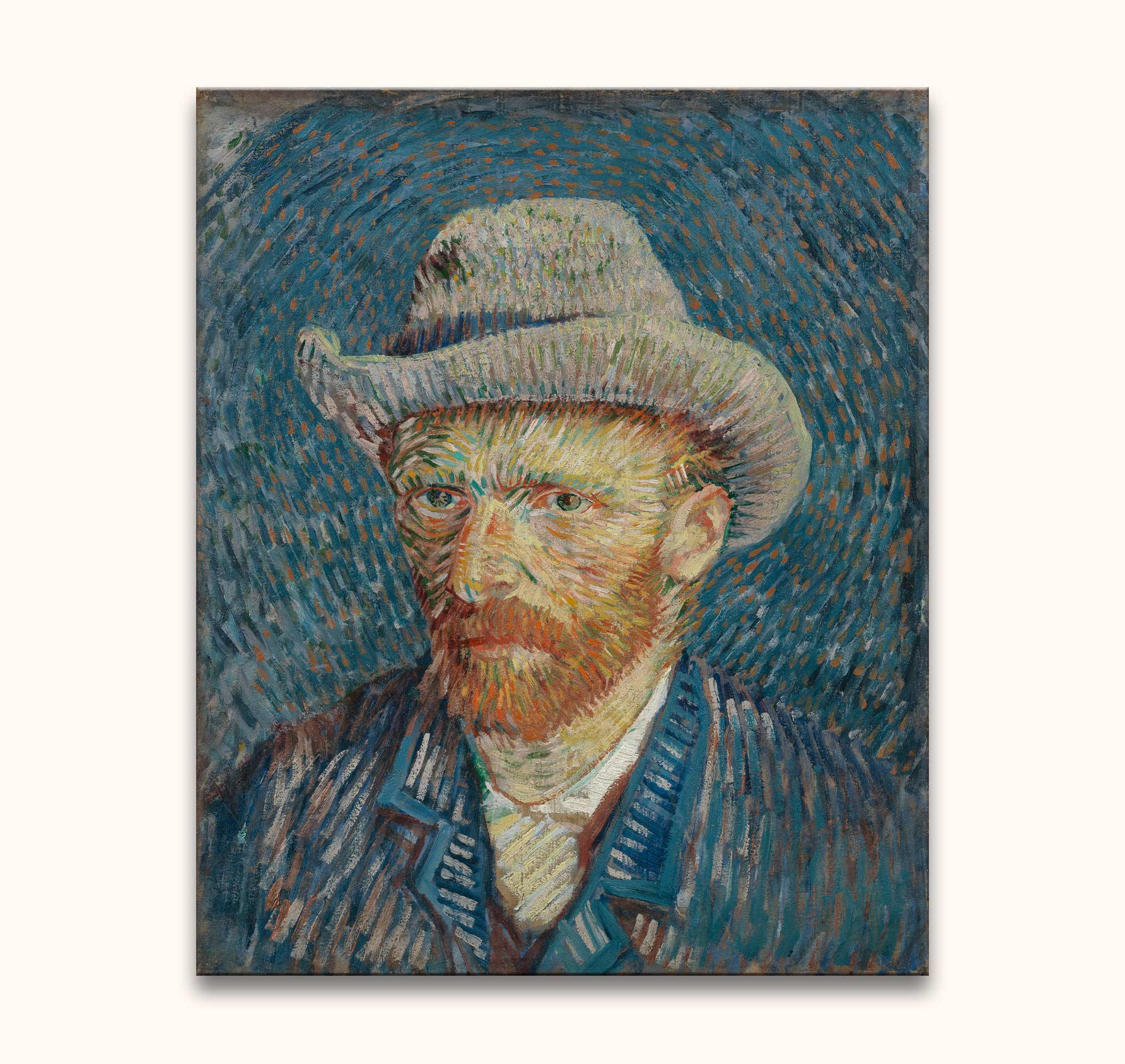 Vincent van Gogh - Zelfportret met een Vilten Hoed