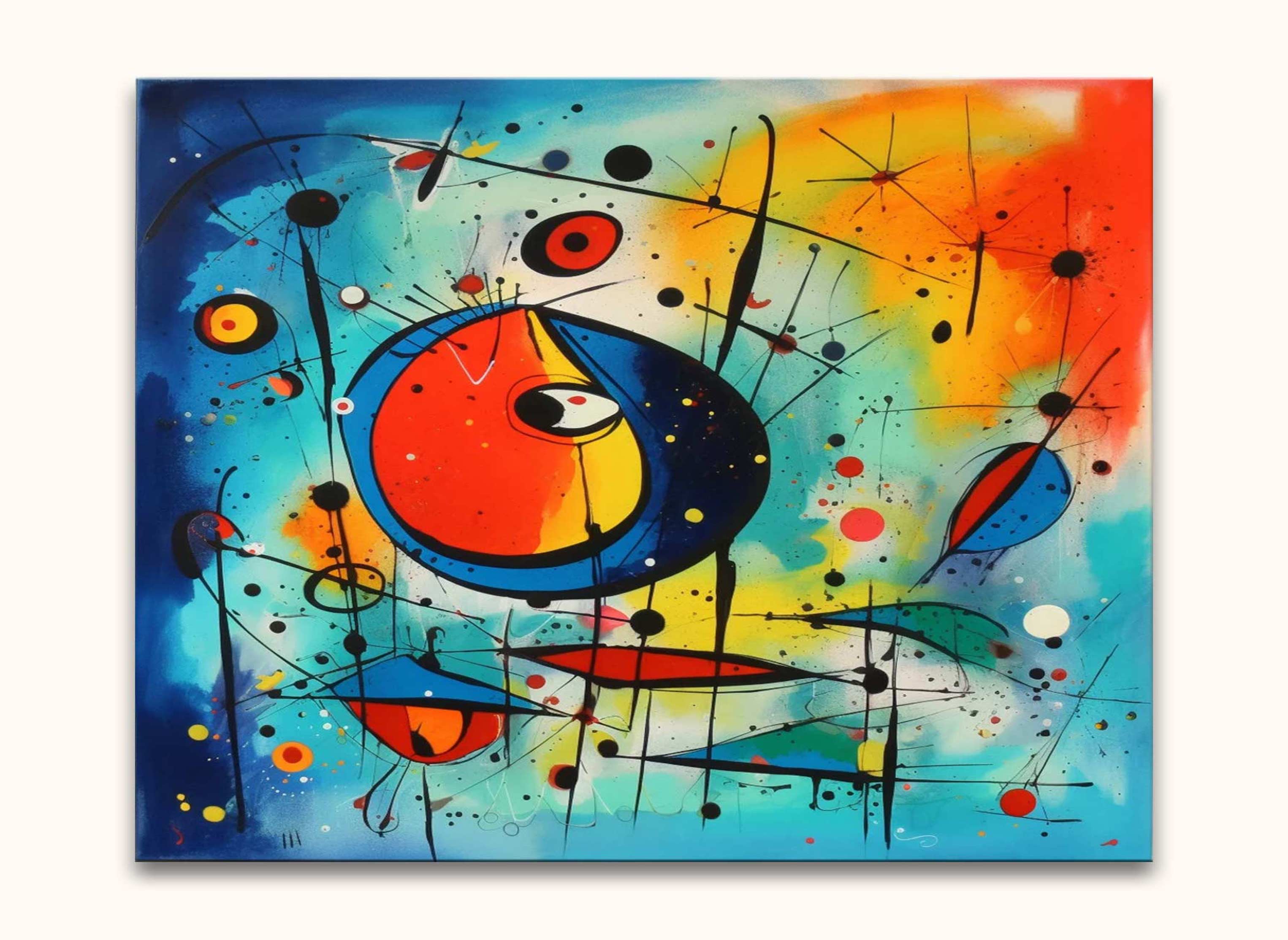 Joan Miro-signature - 2 ISO (120x92cm)