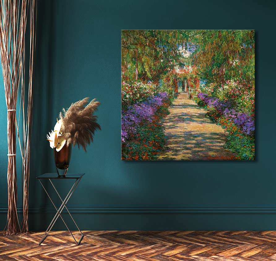 Claude Monet - Garden in Giverny