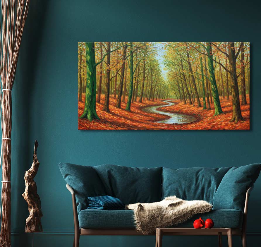 David Hockney signature - Woldgate Woods