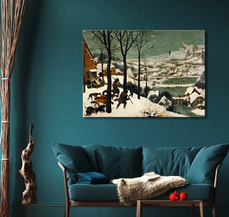 Pieter Brueghel - Jagers in de sneeuw