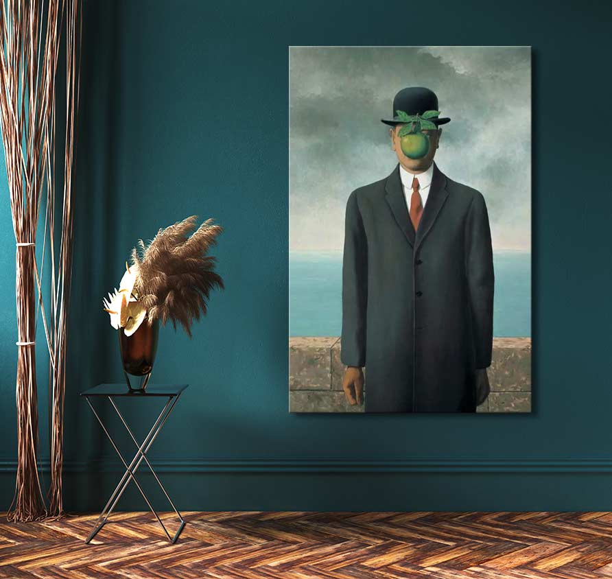 Man in a Bowler Hat - Olieverf op canvas