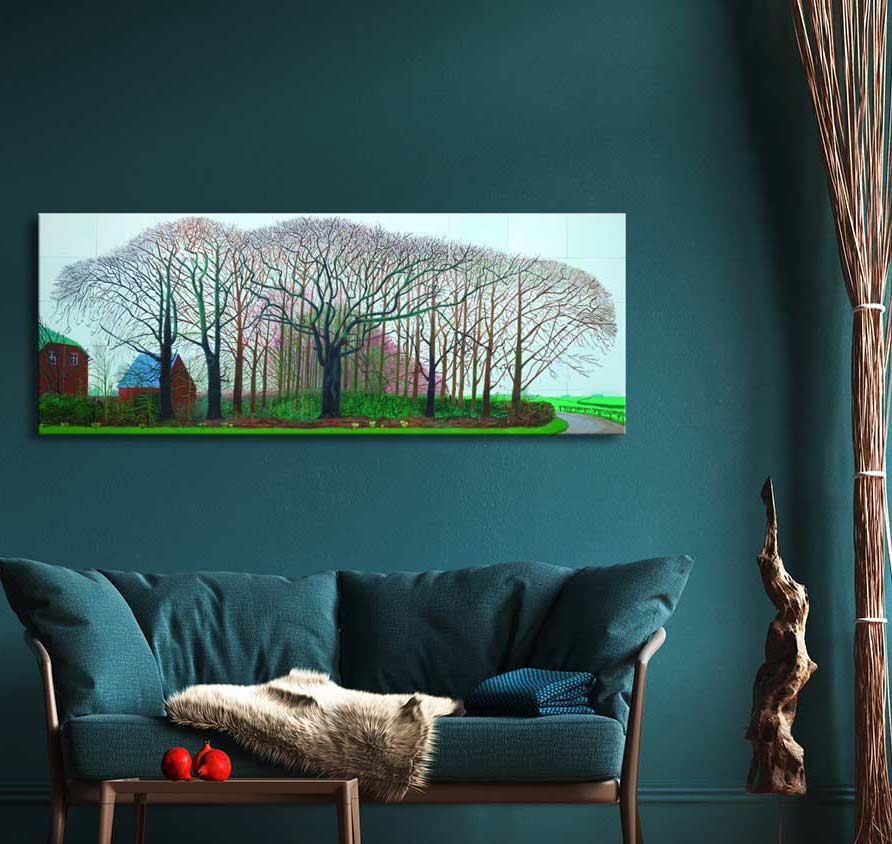 David Hockney - Bigger trees near Warter – degrootmeesters.com