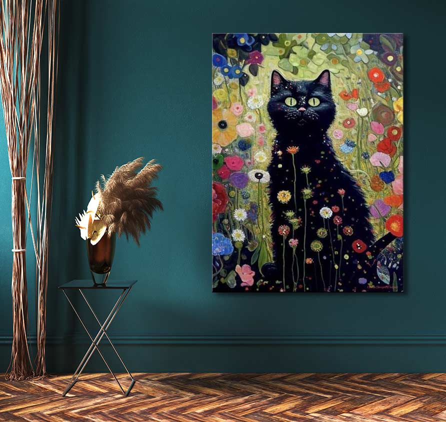 Gustav Klimt – Garden Cat 2 – degrootmeesters.com
