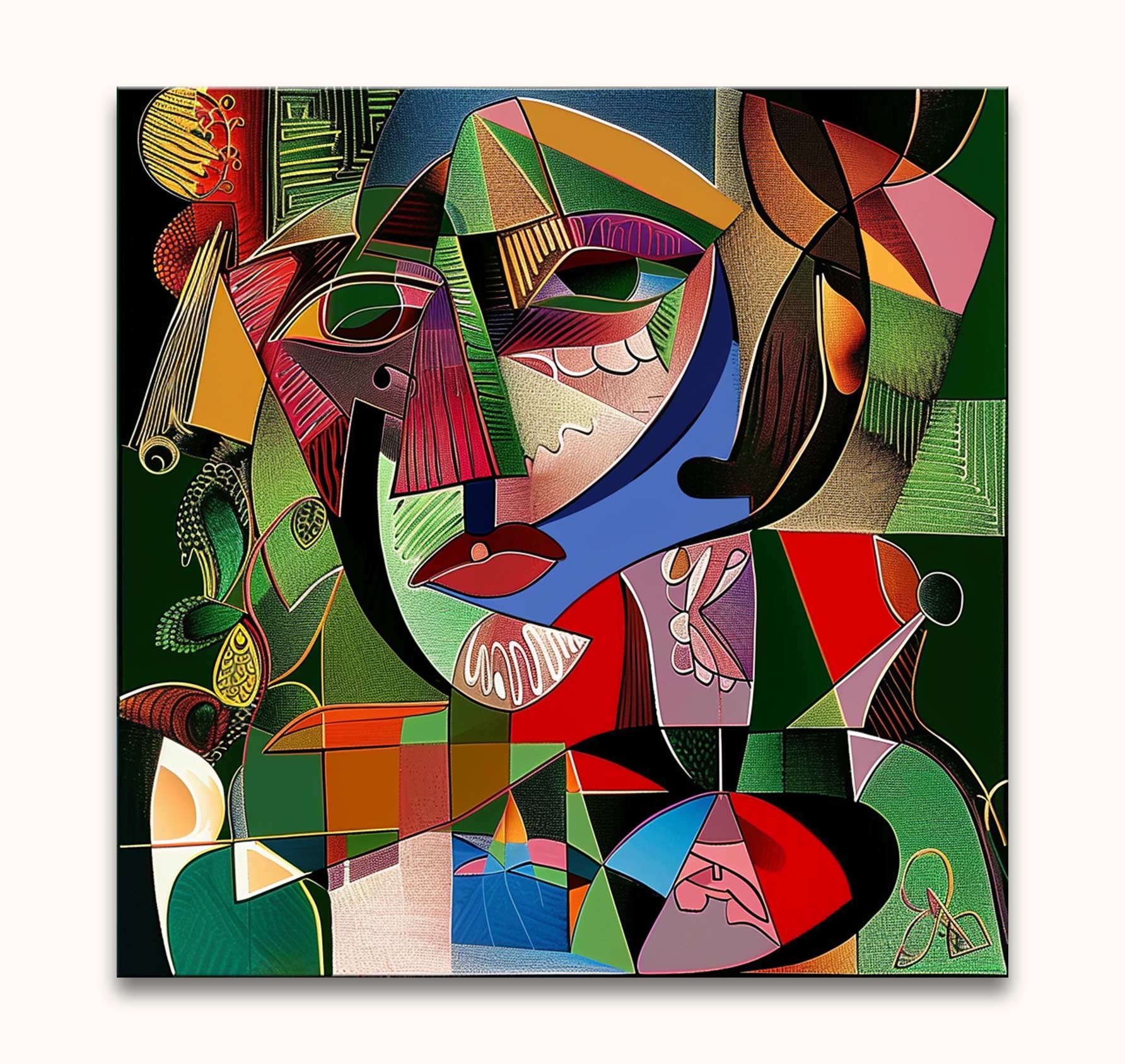 Pablo Picasso - Vrouw met Kraai – degrootmeesters.com