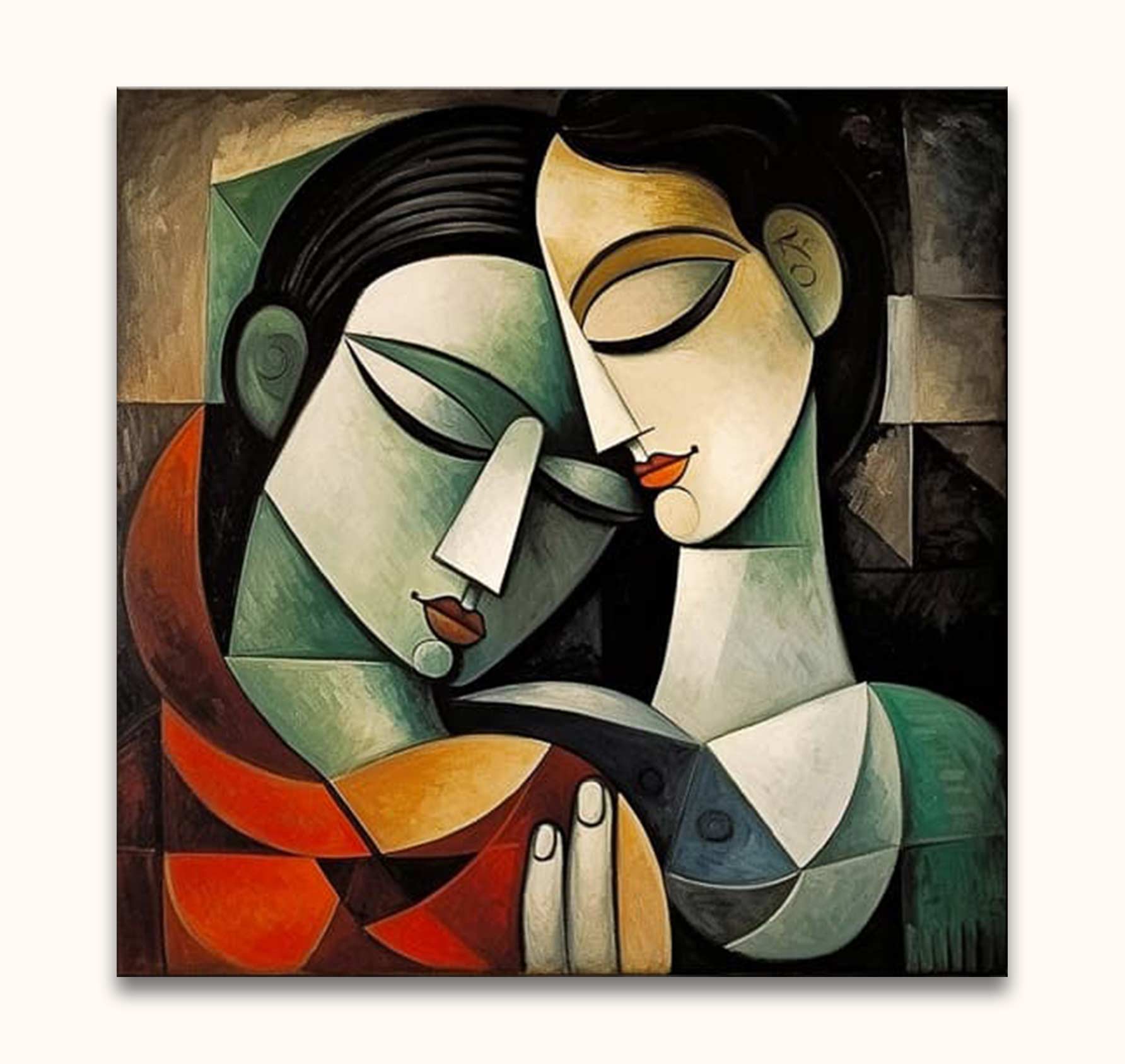 PICASSO 油絵アート Pablo Picasso - True Lovers – degrootmeesters.com