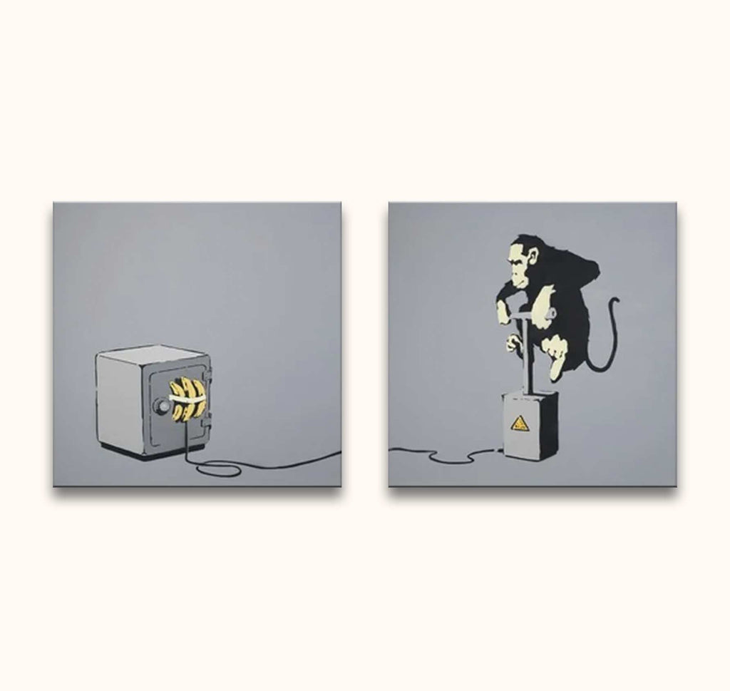 Banksy - Monkey Burglary – degrootmeesters.com