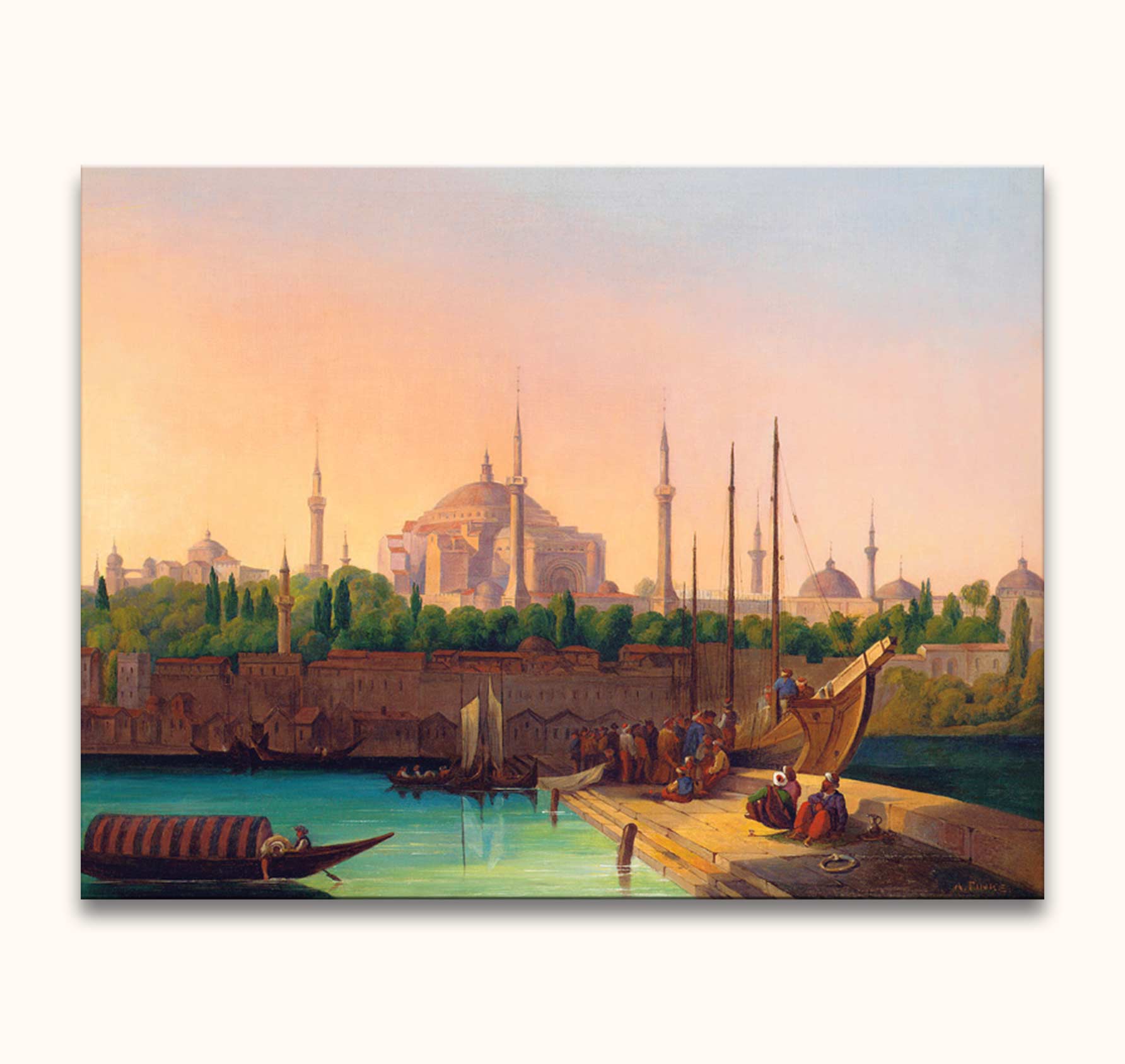 August Finke - Hagia Sophia, Istanbul