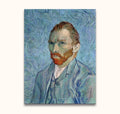 Vincent van Gogh's Zelfportret in Den Haag, olieverf op canvas, toont de kunstenaar in post-impressionistische stijl. Handgeschilderd, klaar om op te hangen.