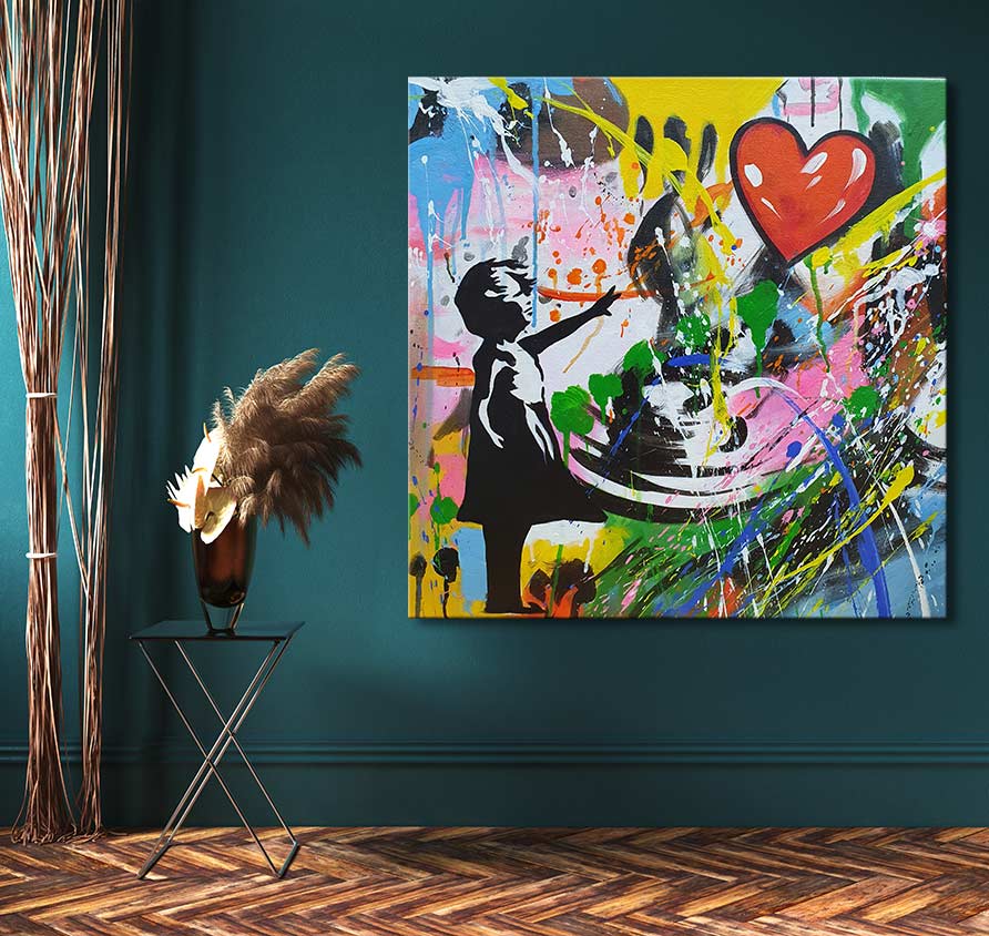 Banksy - Girl with balloon – degrootmeesters.com