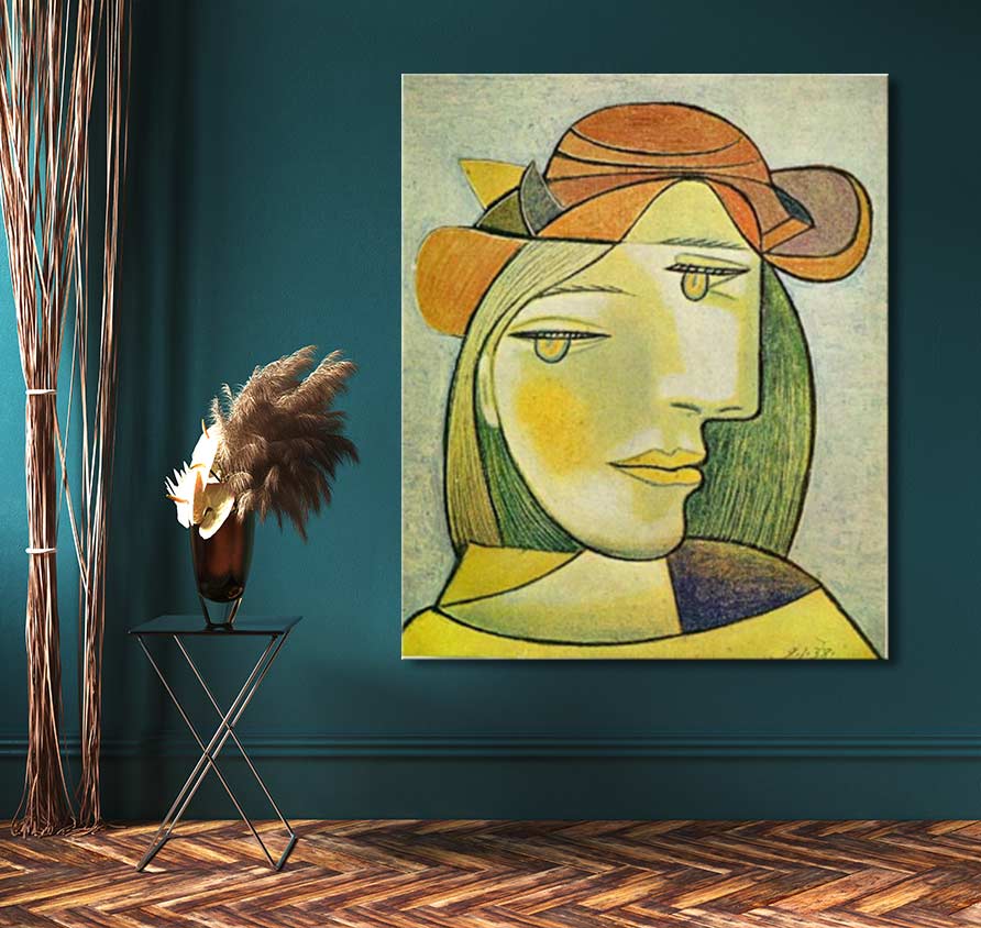 Abstracte Personen Pablo Picasso – Abstract Hoofd 1927 – degrootmeesters.com